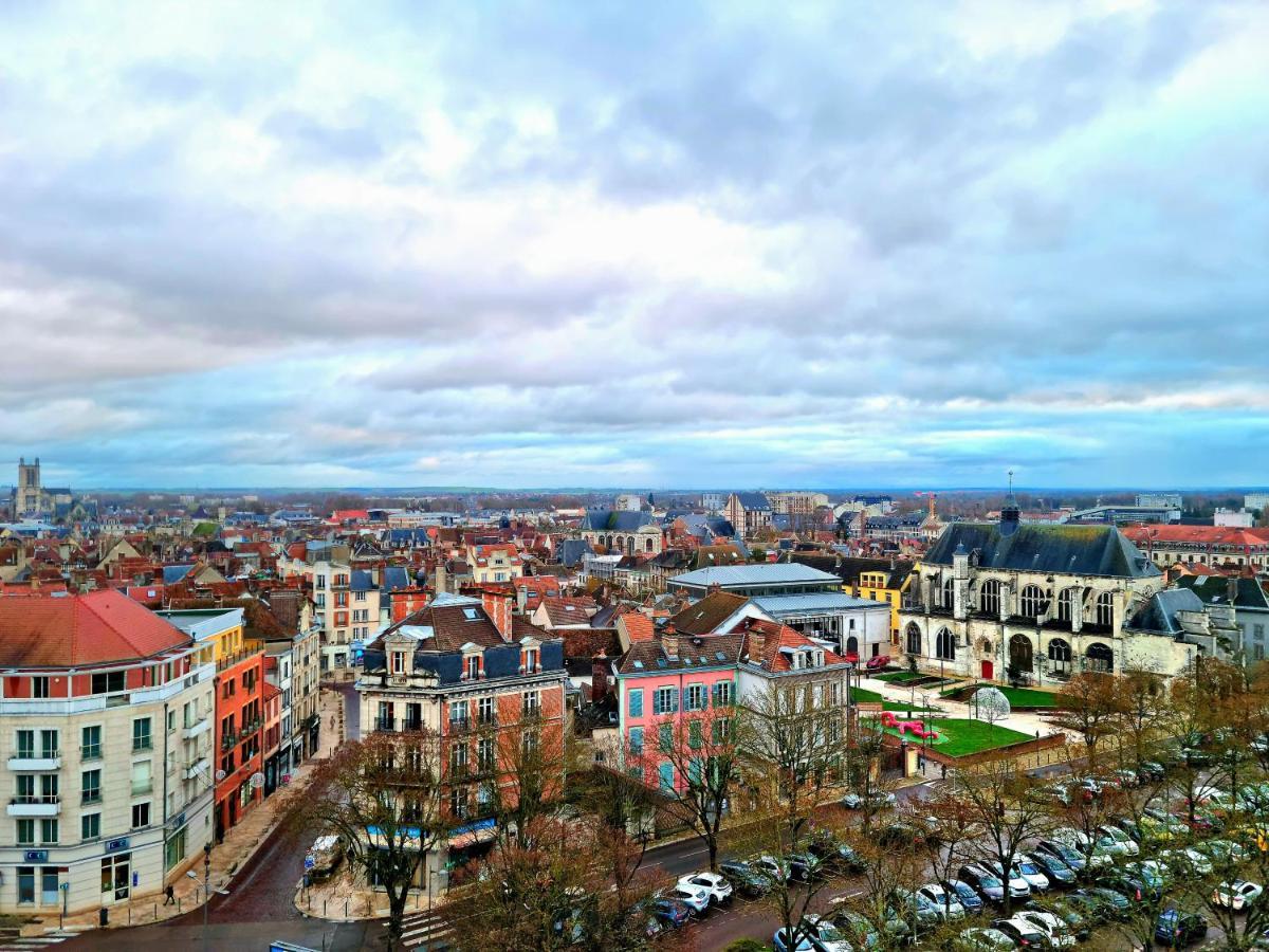 Le Perchoir, High-End & Panoramic View Troyes Exterior foto