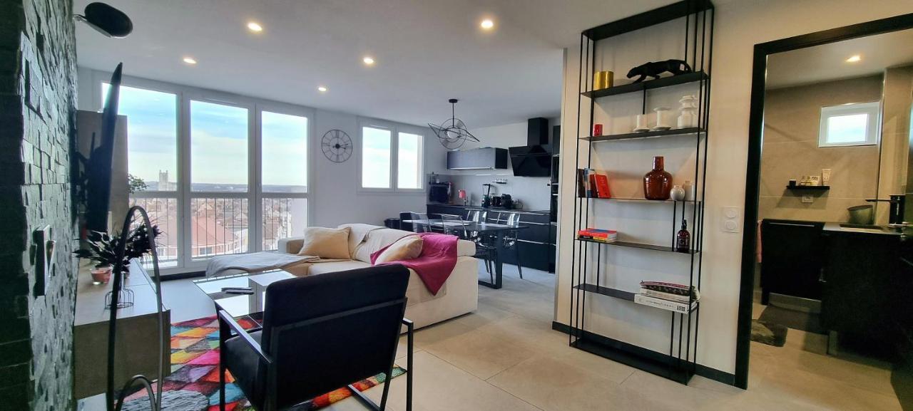 Le Perchoir, High-End & Panoramic View Troyes Exterior foto